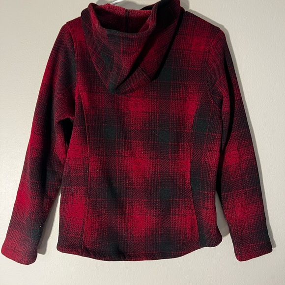 The North Face Red and Black Cowl Neck Sweater - Picture 3 of 5